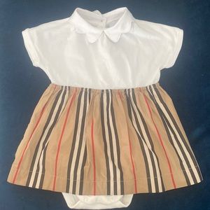Burberry baby girls Janine collared dress